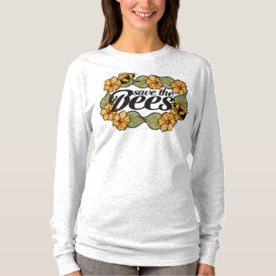 Die Bienen Niedliche Imkerei Art retten T-Shirt