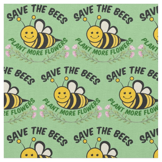 Die Bienen-Pflanze mehr Blume gerettet Stoff (Nahaufnahme)