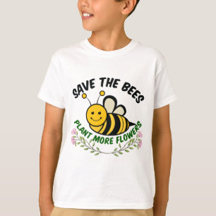 Die Bienen-Pflanze mehr Blume gerettet T-Shirt