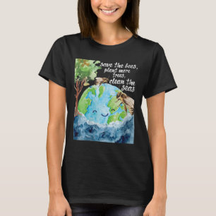 Die Bienen Rettend Frauen - Umweltschutz T-Shirt