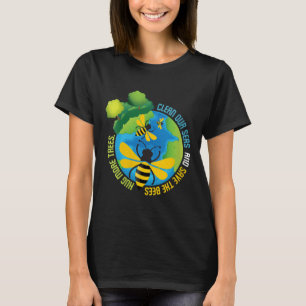 Die Bienen Rettend Frauen - Umweltschutz T-Shirt