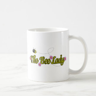 die Bienendame mit Blumen Kaffeetasse