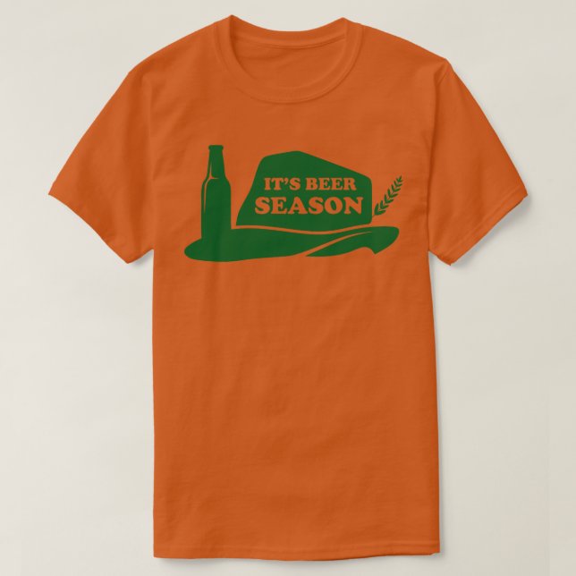 Die Biersaison T-Shirt (Design vorne)