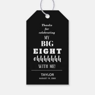 Die BIG 80. Geburtstagsparty favorisiert Geschenkm Geschenkanhänger