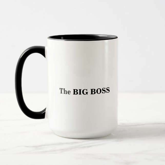 "Die BIG BOSS" Geschenk-Tasse für Manager, Tasse (Links)