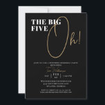 Die Big Five Oh Black 50. Überraschung Geburtstag Einladung<br><div class="desc">Black The Big Five Oh 50. Überraschung Geburtstag Einladung Ihre Gäste werden wissen,  dass dies ein besonderes Party,  wenn Sie nur auf diese Einladung!</div>