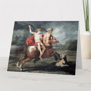 Die Bildung der Achilles Fine Art Grußkarte Karte