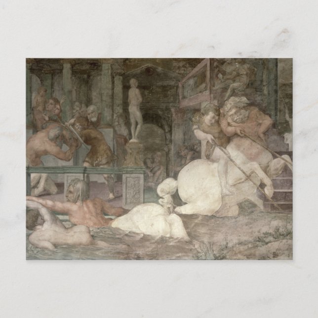 Die Bildung von Achilles Postkarte (Vorderseite)