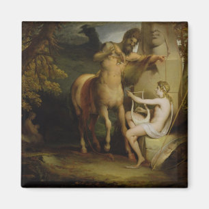 Die Bildung von Achilleus, c.1772 (Öl auf Magnet