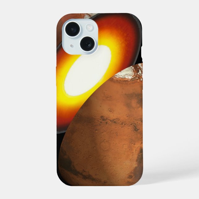 Die Bildung von Rocky Bodies im Sonnensystem. iPhone 15 Hülle (Rückseite)