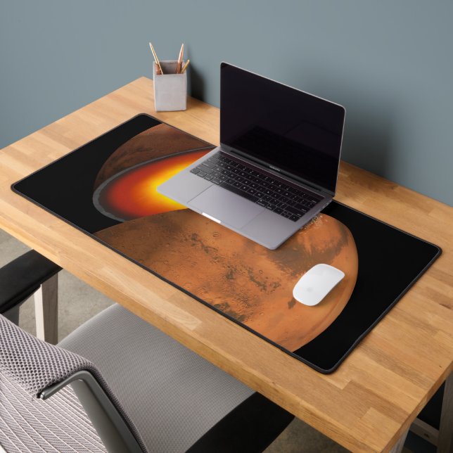 Die Bildung von Rocky Bodies im Sonnensystem. Schreibtischunterlage (Büro 2)
