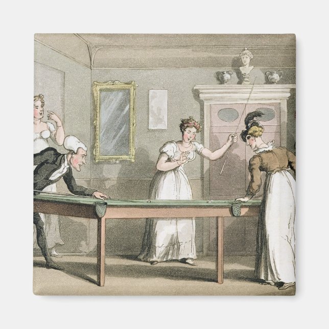 Die Billiard-Tabelle, von "Die Tour der Dr Syntax  Magnet (Vorne)