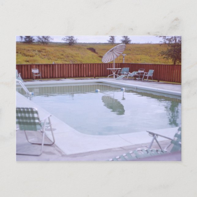 Die Biltmore-Pool-Postkarte Postkarte (Vorderseite)