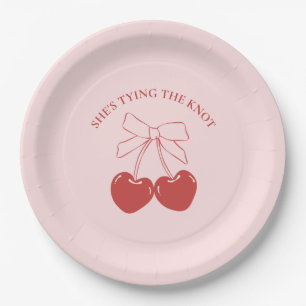 Die Bindung der Teller des Knot-Pink-Coquette-Papi