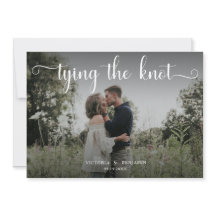 Die Bindung des Knot-Foto-Overlays Moderne Minimal