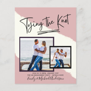 Die Bindung des Knotens - Einladung der Fotos Flyer