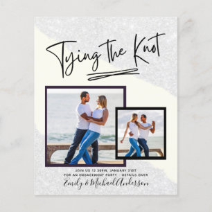Die Bindung des Knotens - Einladung der Fotos Flyer