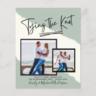 Die Bindung des Knotens - Einladung der Fotos Flyer
