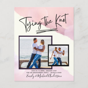 Die Bindung des Knotens - Einladung der Fotos Flyer