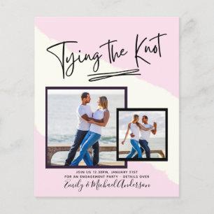 Die Bindung des Knotens - Einladung der Fotos Flyer