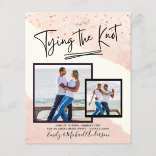 Die Bindung des Knotens - Einladung der Fotos Flyer