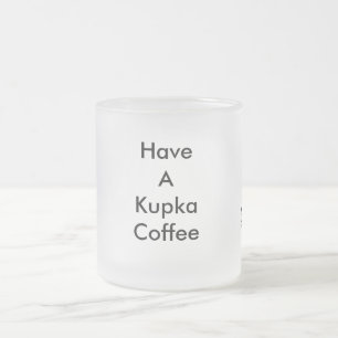 Die binge-Medien Kupka Kaffee-Tasse Mattglastasse