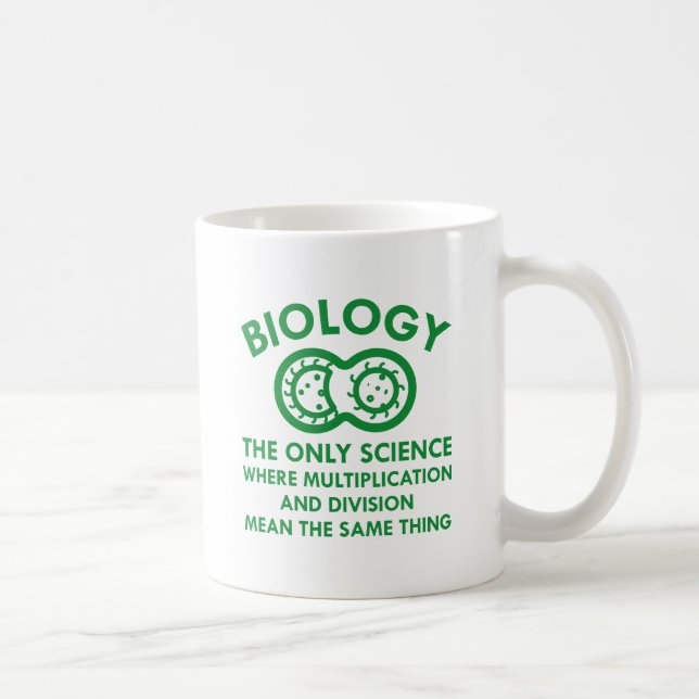 Die Biologie ist in meinen Genen Kaffeetasse (Rechts)