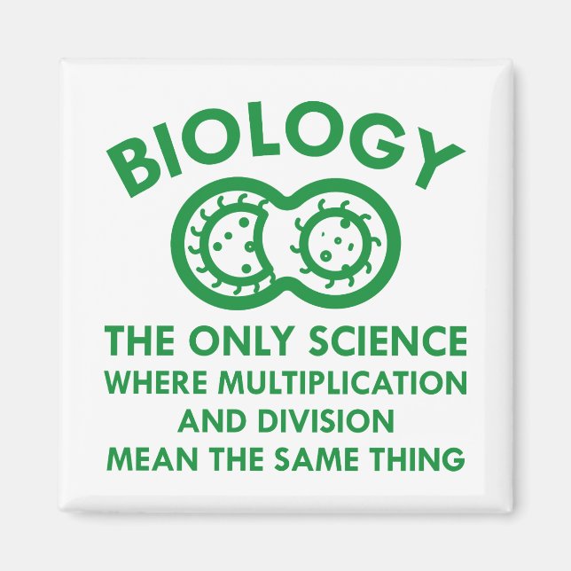 Die Biologie ist in meinen Genen Magnet (Vorne)