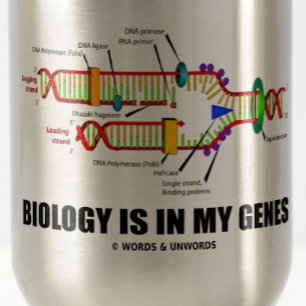 Die Biologie steckt in meinen Genen (DNA-Replikati Reisebecher