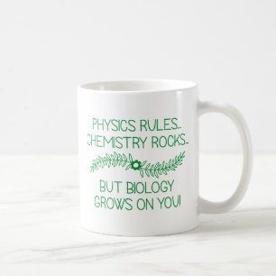 Die Biologie wächst auf uns Kaffeetasse