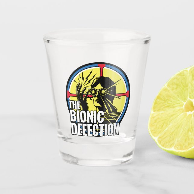 Die bionische Defektion, die elektrische menschlic Schnapsglas (Vorderseite)