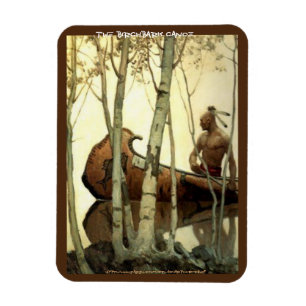 "Die Birch-Bark-Kanone" Magnet