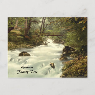 Die Birks o'Aberfeldy, Perth und Kinross, Schottla Postkarte