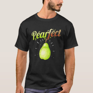 Die Birne ist für Vitamine vegetarisch und V T-Shirt