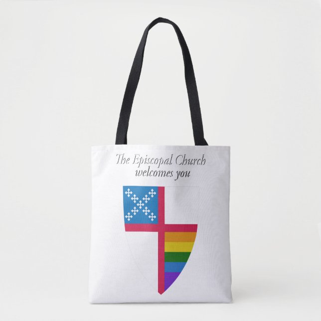 Die Bischofskirche heißt Sie herzlich willkommen Tasche (Vorderseite)