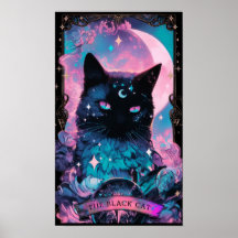 Die Black Cat Tarot Card Hexenmeisterin