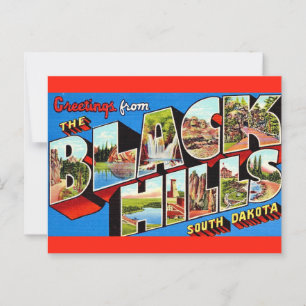 Die Black Hills Grußpostkarte Postkarte