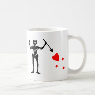 Die Blackbeard authentische Flagge Kaffeetasse