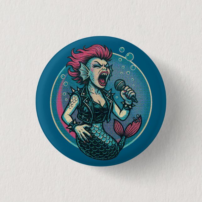 die blaring Siren Button (Vorderseite)