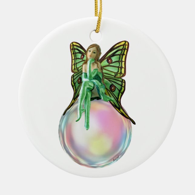 Die Blase, Die Blume, Die Küche, Die Müsligeschenk Keramik Ornament (Vorne)
