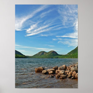 Die Blasen, der Acadia Nationalpark, Maine Poster