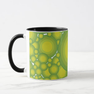 Die Blasen der Grüntöne Tasse
