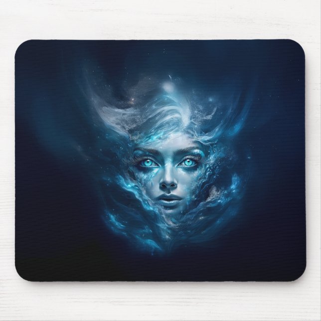 Die Blaue Eis Königin Mousepad (Vorne)