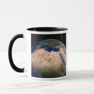 Die blaue folgende Generations-Marmorierungerde 3 Tasse