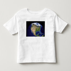 Die blaue folgende Generations-Marmorierungerde 4 Kleinkind T-shirt