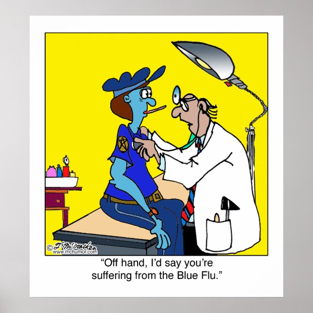 Die Blaue Grippe Poster (Vorne)
