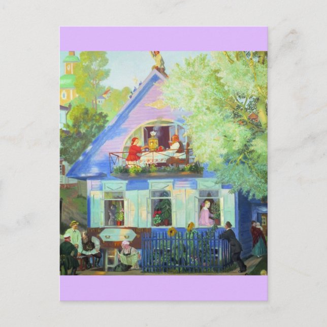 Die blaue Hütte Postkarte (Vorderseite)