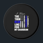 Die blaue Linie hinter der blauen Flagge Magnet<br><div class="desc">Die blaue Linie hinter der blauen Flagge</div>