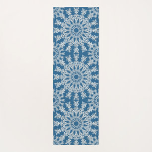 Die blaue Mandala-Yoga-Matte Yogamatte