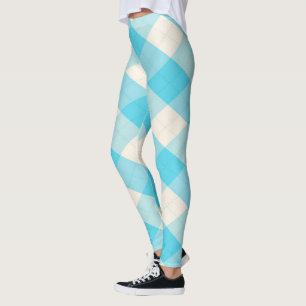 Die blaue MeanClique-Raute Leggings